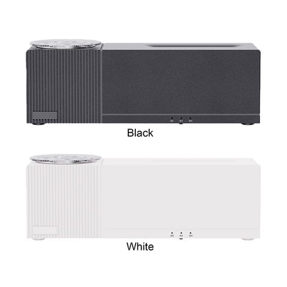 Flame Air Diffuser Humidifier with Ocean Wave Projector Light Cool Mist Humidifier Air Humidifier for Home Decor/Relaxation/Gift