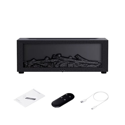 Flame Aroma Humidifier & Essential Oil Diffuser with Night Light - Elevate Your Home Fragrance Experience