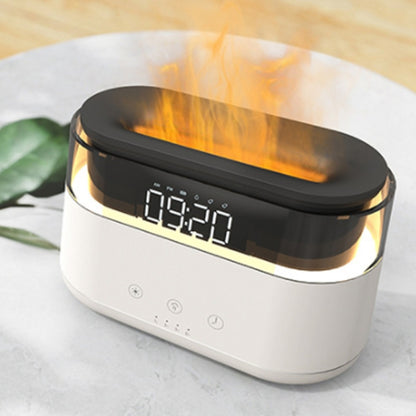 Smart Flame Humidifier with Clock - Timed Fragrance Sprayer for a Cozy Home Atmosphere